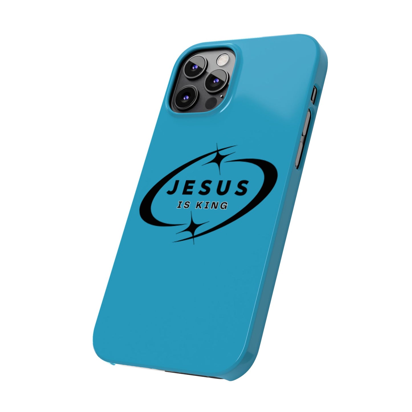 Jesus is King iPhone Case