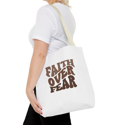 "Faith Over Fear" - Tote bag