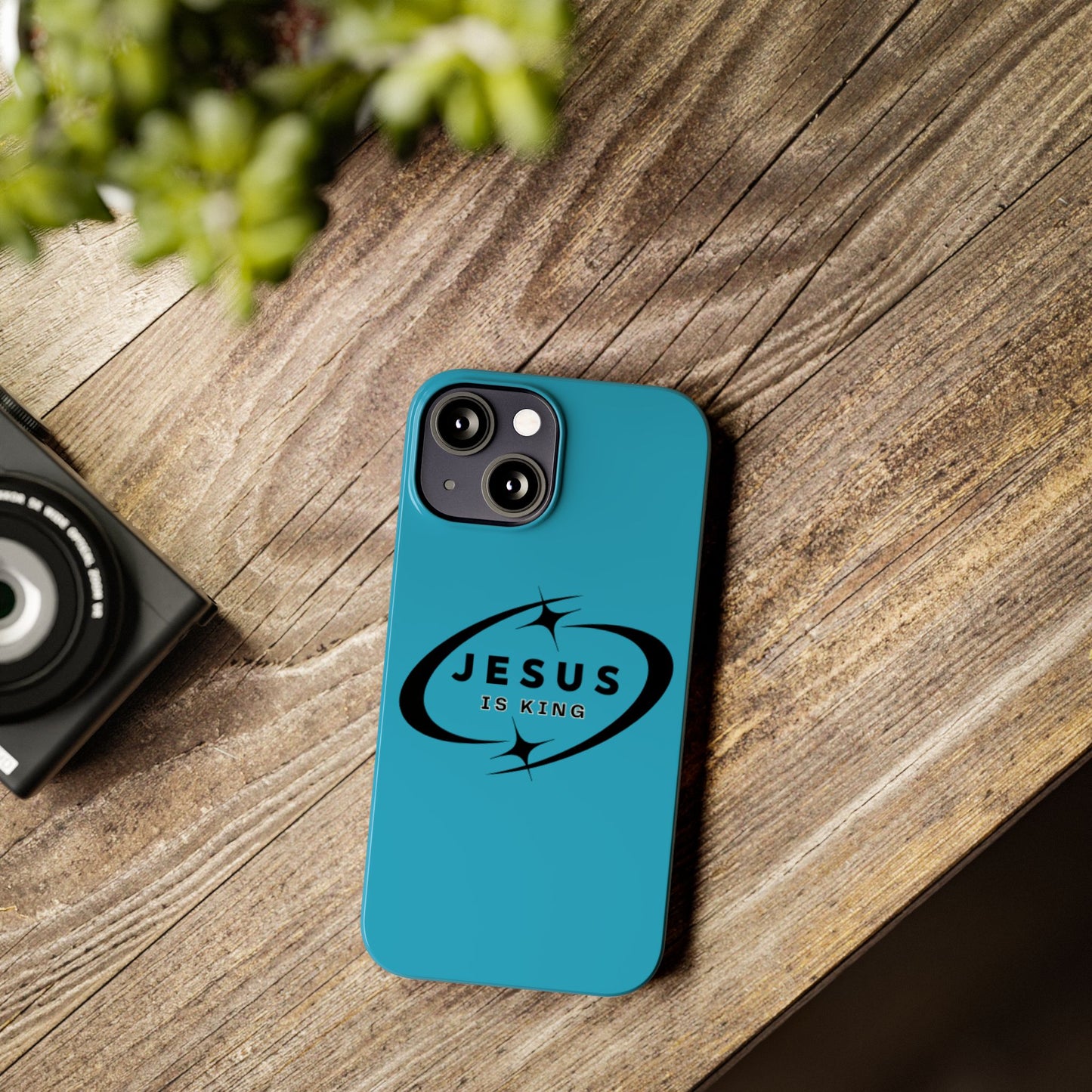 Jesus is King iPhone Case